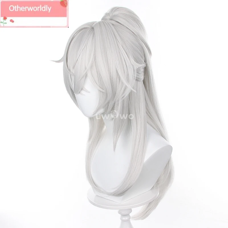 Honkai Star Rail Jing Yuan Cosplay Wig Belobog Wildfire Butterfly HSR Jingyuan Wig Long Hair Heat Resistant