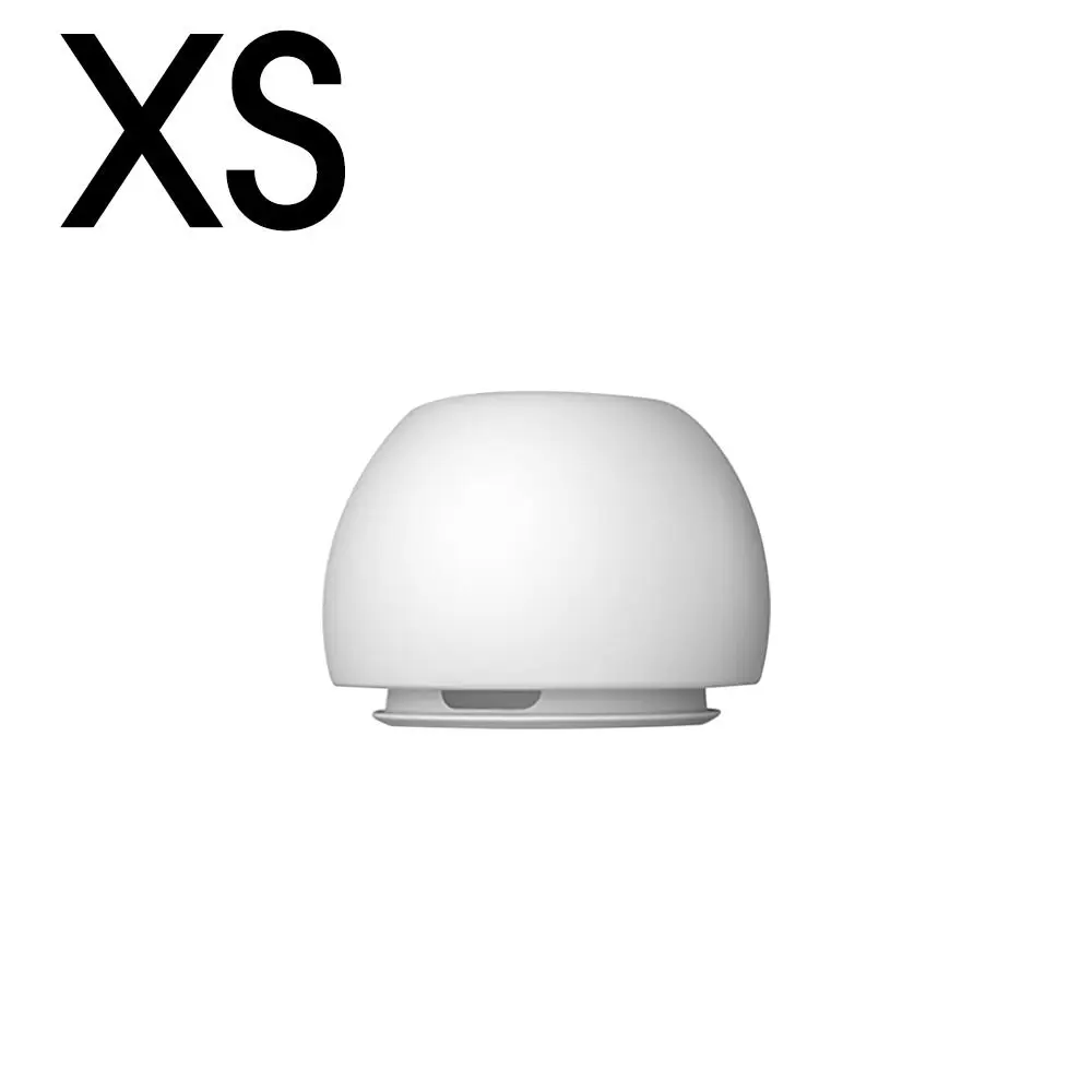 1 para nakładek na słuchawki, miękkie silikonowe zatyczki do uszu, białe, rozmiar XS/S/M/L, końcówki do słuchawek do AirPods Pro 1/2