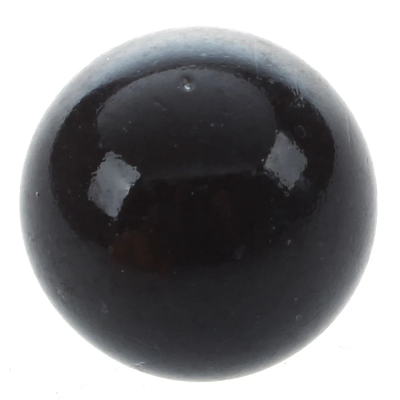 20 Pcs Marbles 16Mm Glass Marbles Knicker Glass Balls Decoration Color Nuggets Toy Black