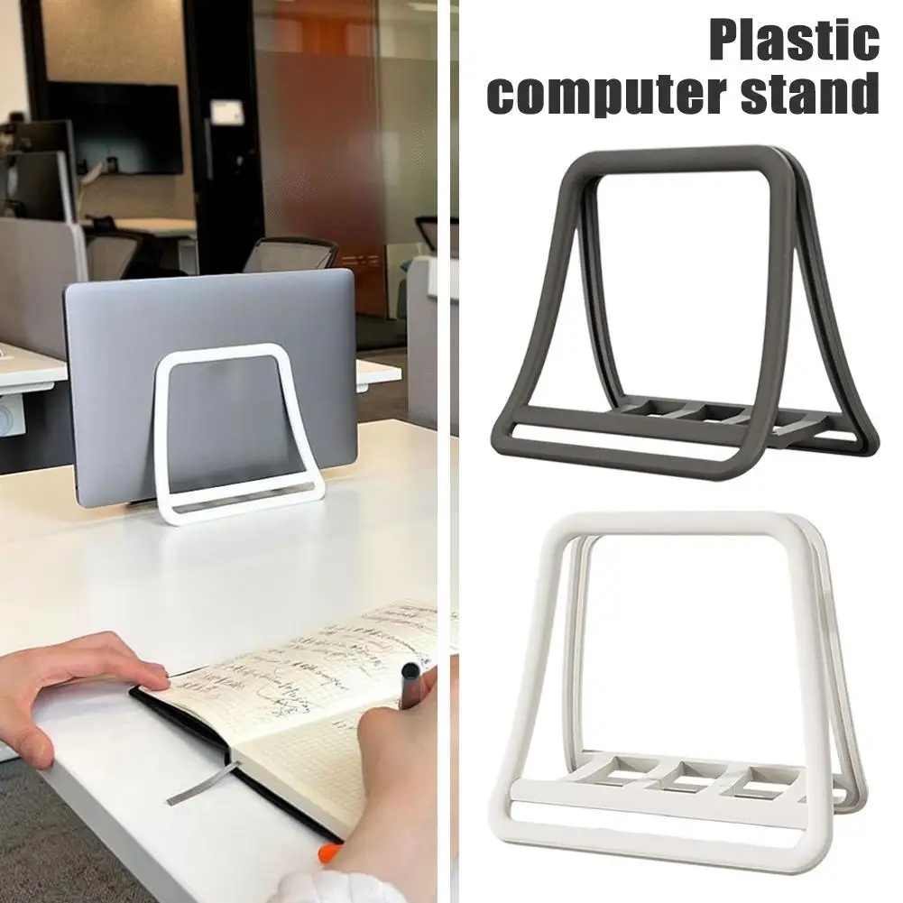 Support Vertical universel pour ordinateur portable, en plastique ABS, résistant aux rayures, Support de bureau pour Macbook Air, IPad, Support de tablette