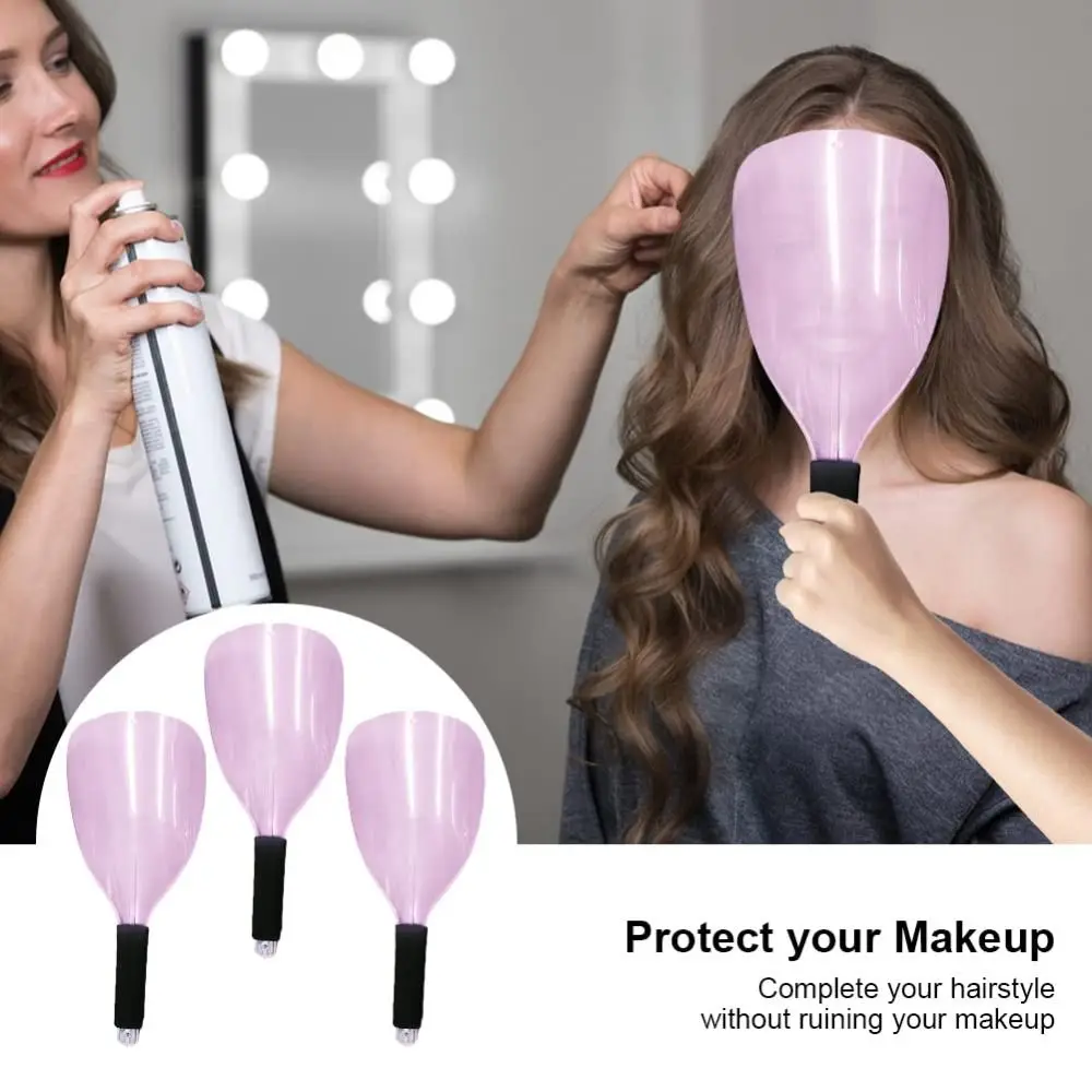 Portable Reusable Hairspray Shield Transparent Lightweight Barber Salon Shield Easy Clean Hairdressing Protector Hairdressing