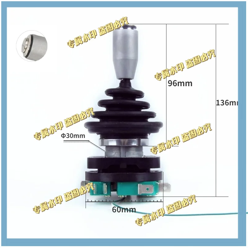 30Mm Rocker Switch Pushbutton Switch Instantaneous Four-Gear Locking Rocker Switch HKF4-11A-4