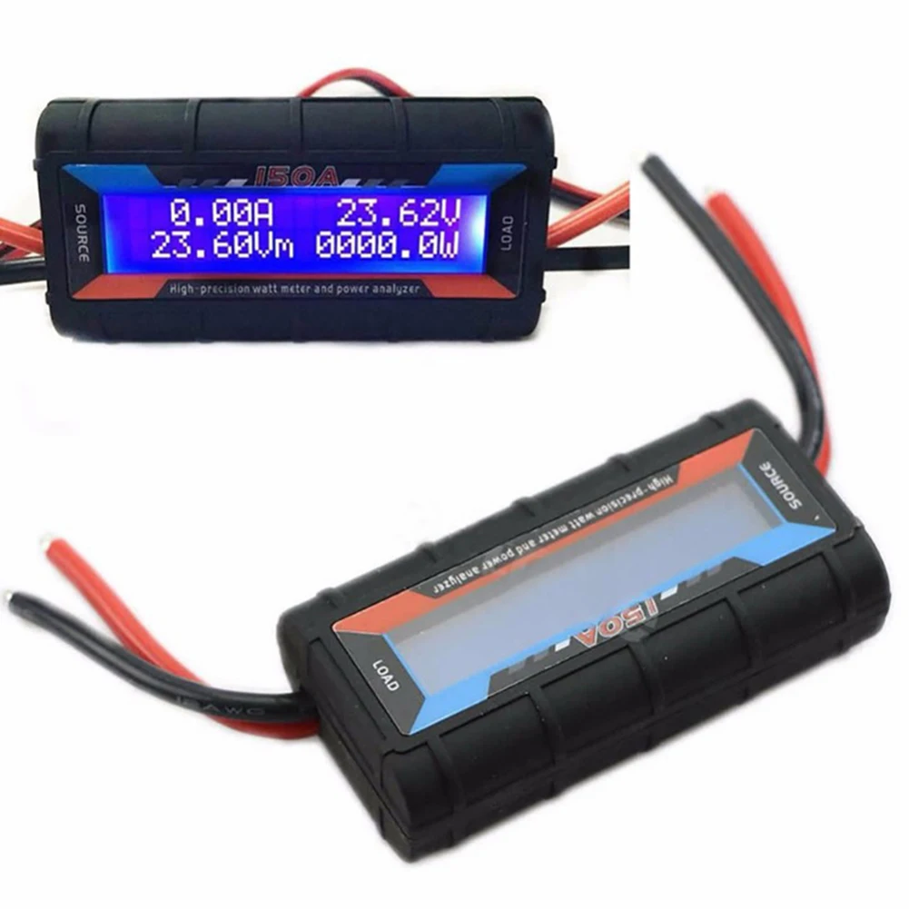 Multifunctional Power Analyzer Wattmeter For RC Aircraft Solar Energy System Electric Vehicle Voltage Current Measurement Tool