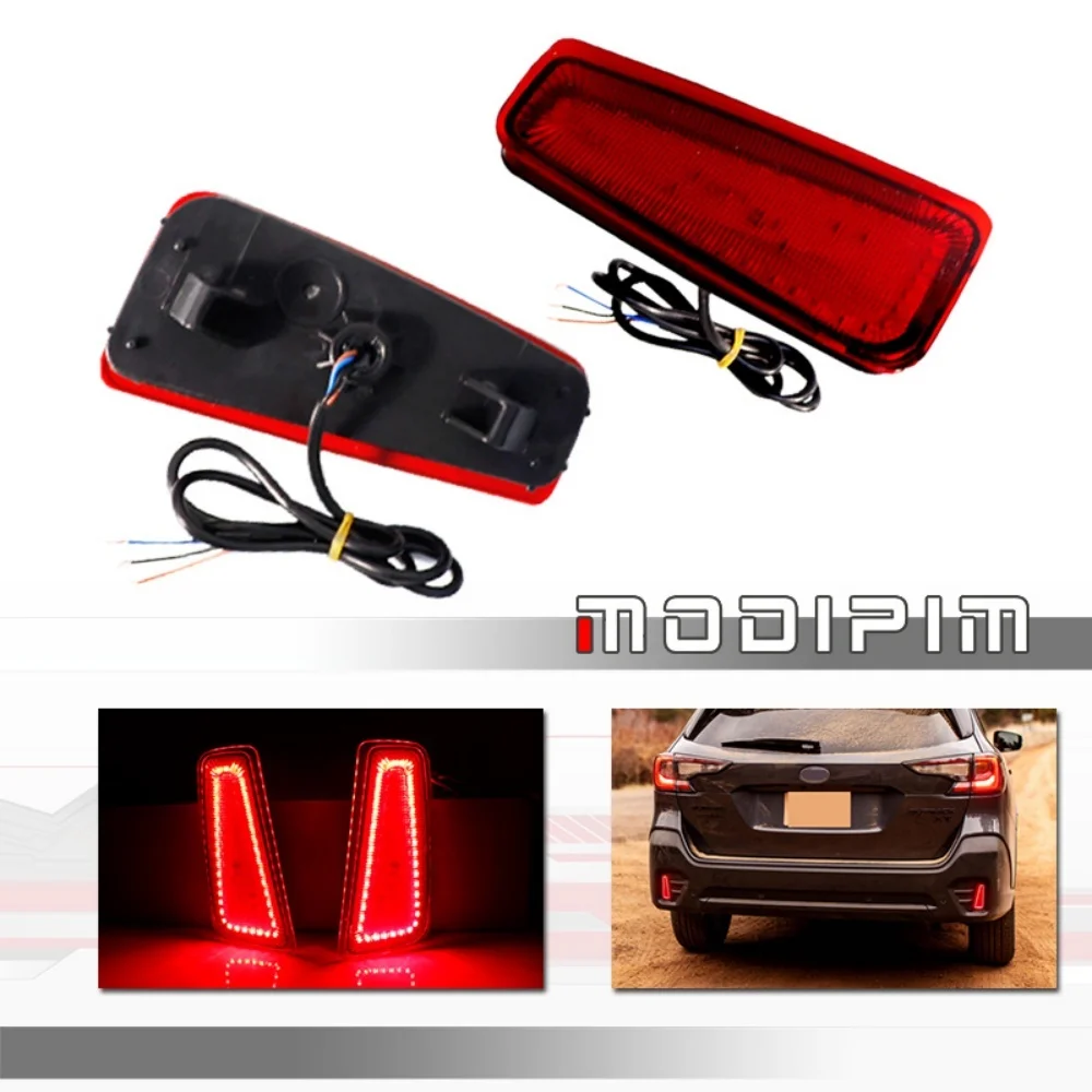 

LED Rear Bumper Reflectors Fog Lights For Subaru Outback 2015 2016 2017 2018 2019 2020 Tail/Brake Light Stop Light Driving Light