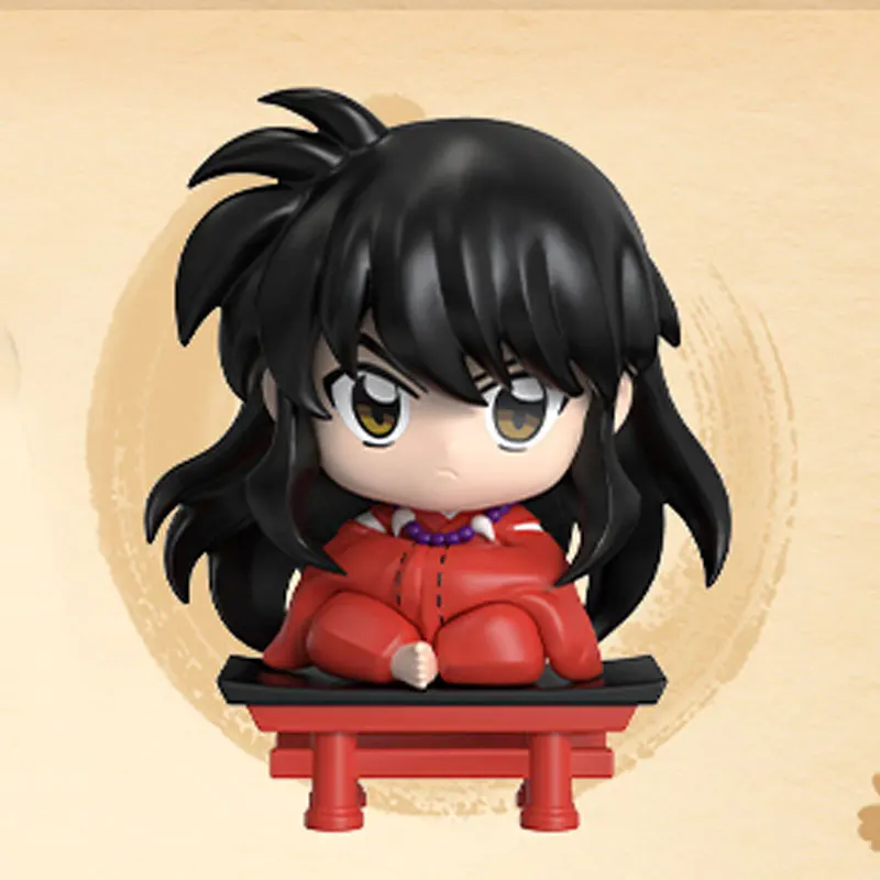 Inuyasha SITTNG IN A ROW Series Blind Box Toys Kawaii Anime Action Figure Caixa Caja Surprise Mystery Box Dolls Girls Gift