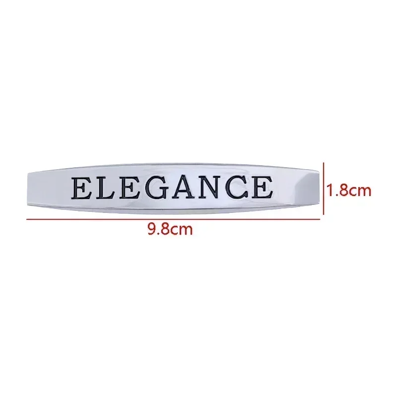 2pcs x Metal Car Front Side Fender Emblem Badge Decals Accessories For Blue Efficiency Mercedes W204 C200 E200 Elegance Sticker