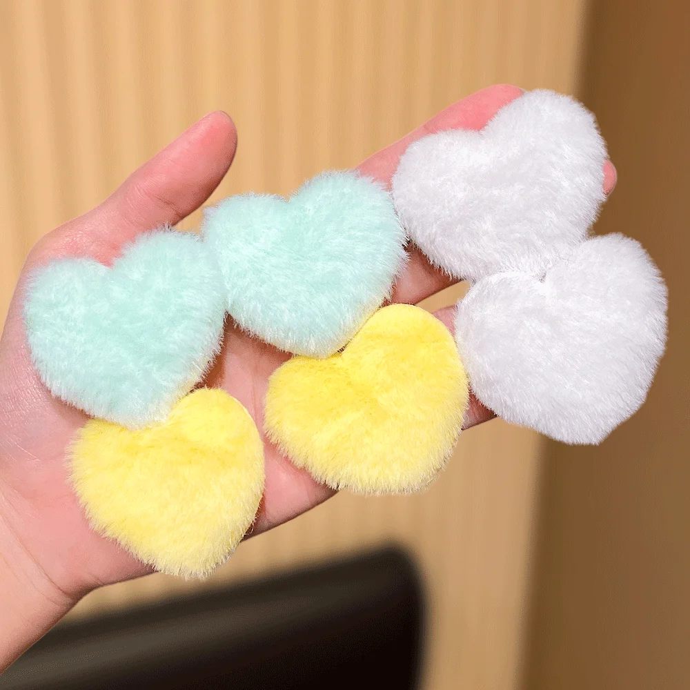 12 قطعة من مشابك الشعر على شكل قلب جميل بألوان متنوعة، إكسسوار لطيف للنساء، هدية مثالية سهلة المطابقة مع أي ملابس #4