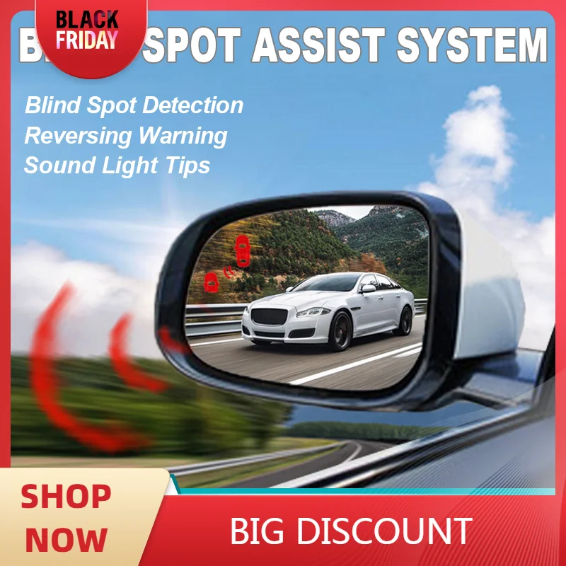 Car Rearview Mirror BSD BSM BSA Blind Spot Detection System 24GHZ Sensor For Jaguar XJ 2011 to 2019 For I-PACE 2017 to 2022 2023