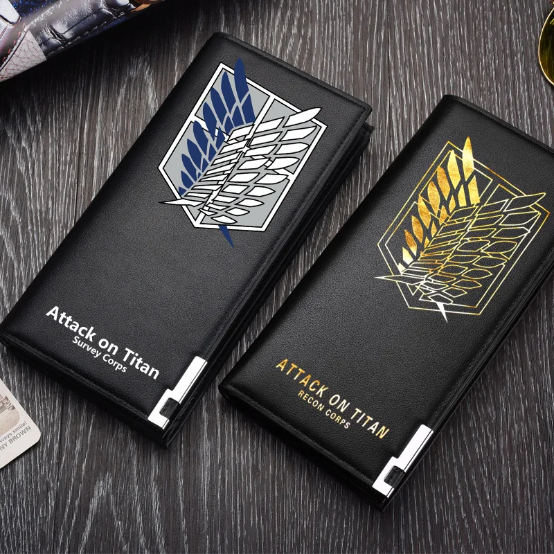 carteira-longa-e-fina-showlo-wing-of-freedom-attack-on-titan-para-estudantes-e-adolescentes-porta-moedas-ultrafino-porta-ca