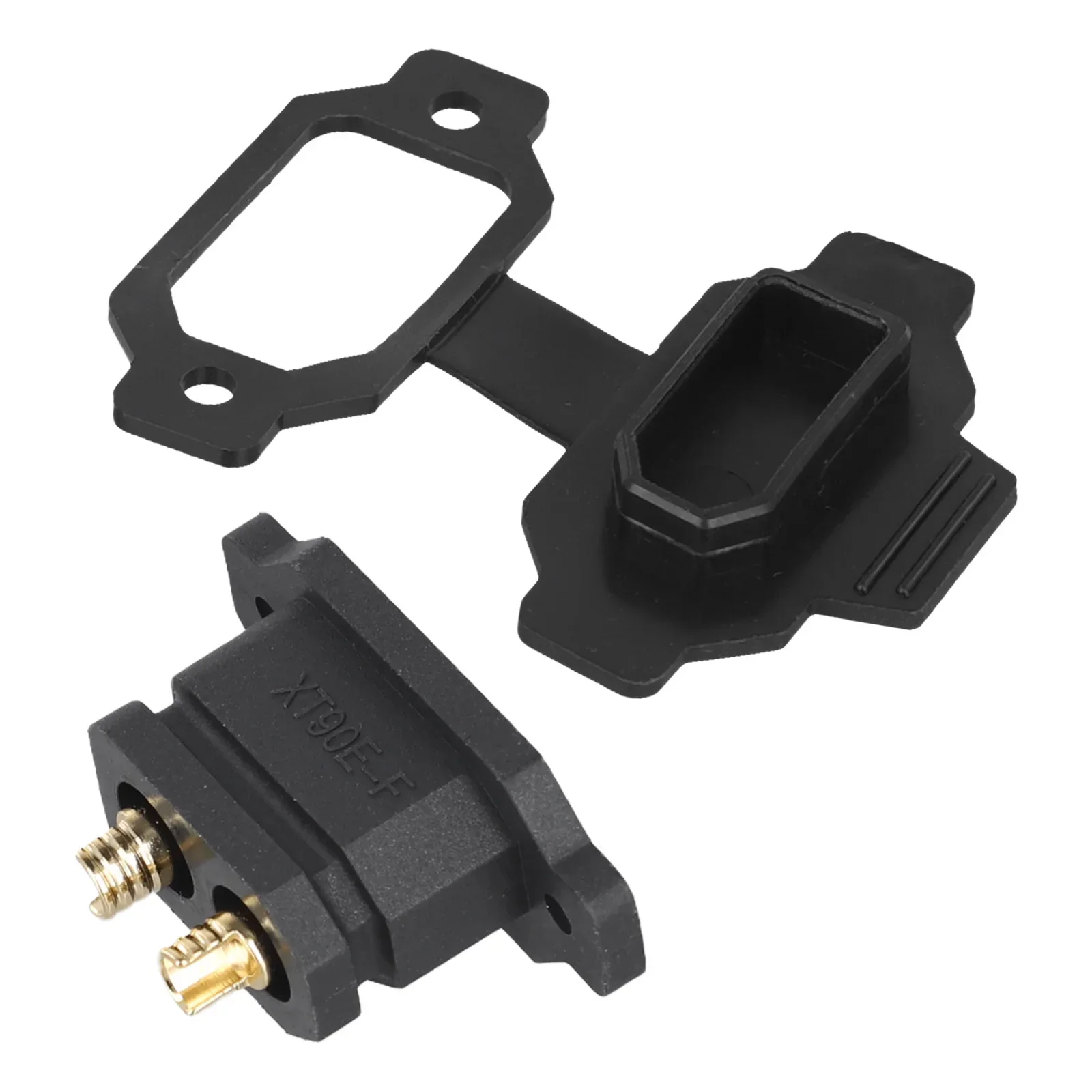 XT90E Lithium Battery Charging Port Plug Fixed Base Electric Vehicle Connector for EV Models Long lasting Performance