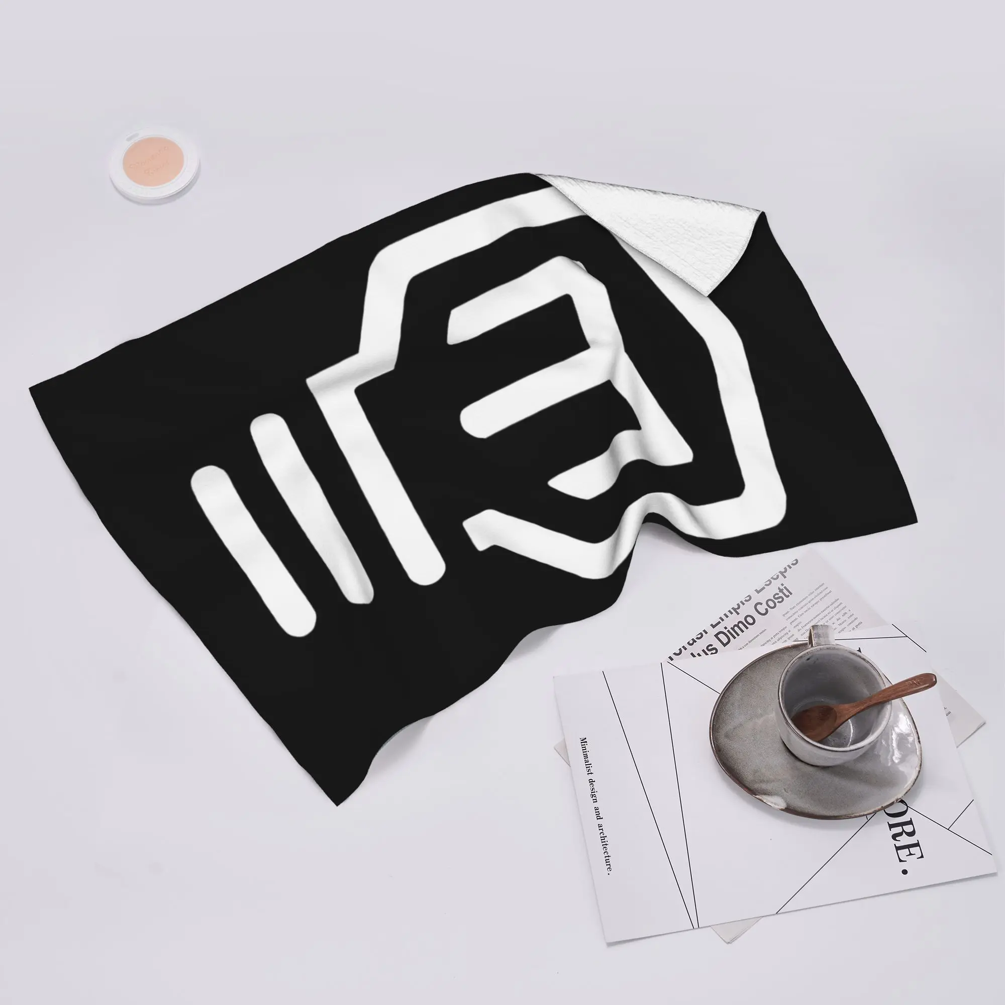 Custom Mark Rober HD Logo Soft Face Towel Quick Dry Pool Bath Cotton Towels Absorbent Quick
