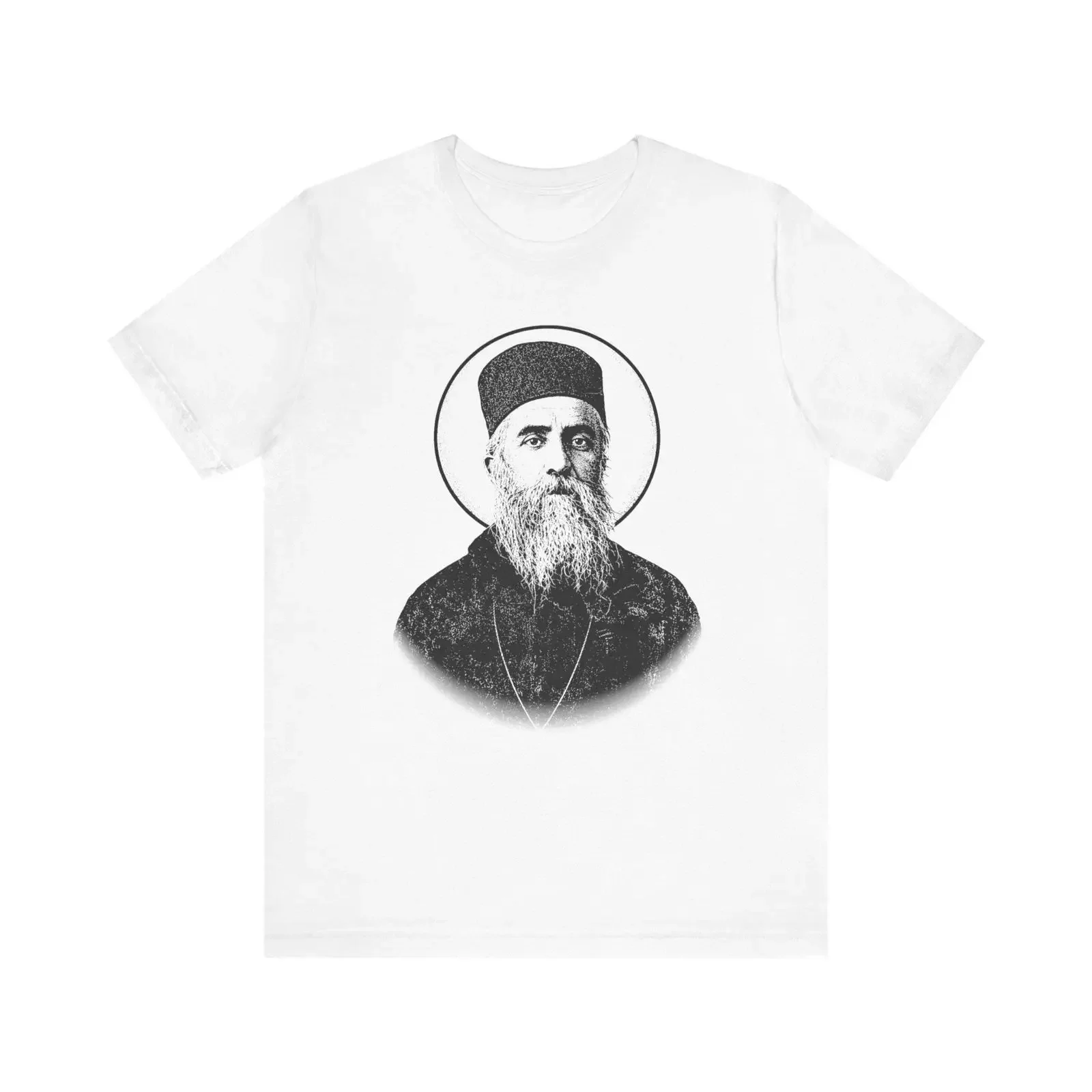 Saint Nektarios T Shirt Orthodox Christian Greek Nectarios of Aegina Eastern  vintage Washed Comfortable graphic Versatile