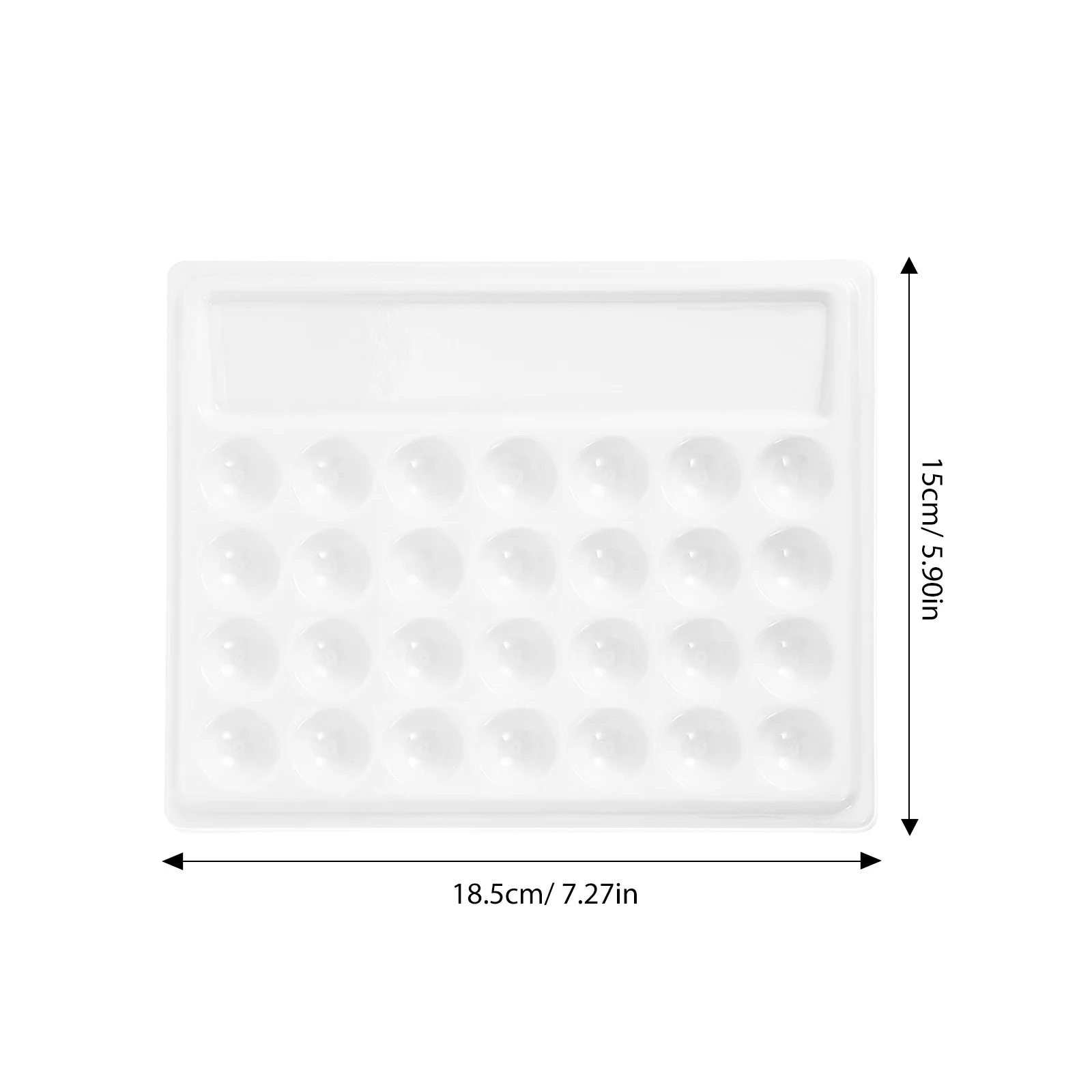 1 قطعة صينية الطلاء 28 ثقوب الفضاء توفير الصباغ صينية للزيت المائية الغواش اللون خلط لوحة لوازم الفنان