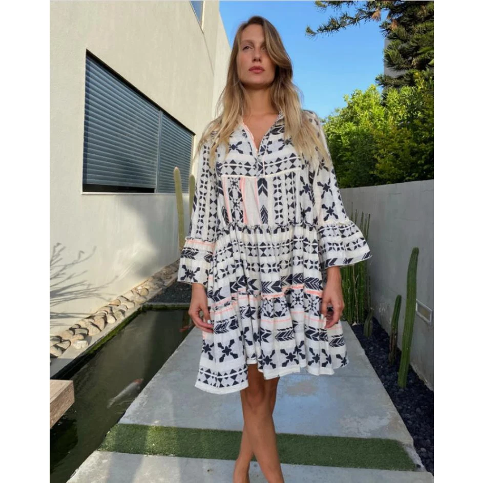 Loose Midi Sve V-Ne… - image