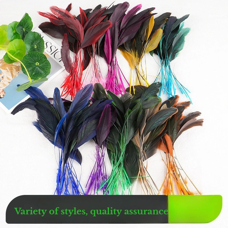 

Оптовая продажа, рваные черные хвостовые перья, аксессуары для головы, аксессуары, ремесла, подвесные материалы, украшения ручной работы «сделай сам»