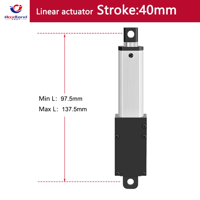 Free Shipping Small Linear Actuator Stroke 40mm Length Speed 150mm/s Electric Motor With wireless controller Mounting Bracket