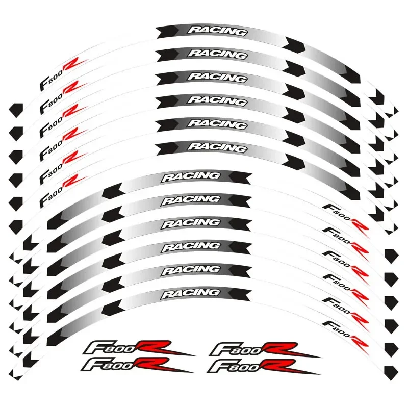 Motocicleta roda Decalque Decoração, adesivo-B Peças para BMW F800R e F800 R