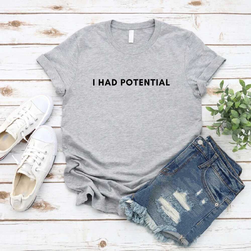 Dr Grace's I Had Potential Shirt Project Hail Mary Tshirt Jazz Hands Tee Short Sleeve Graphic Tees Tv Show Inspired Tops