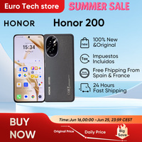 SmartPhone Honor 200 5G Snapdragon 7 Gen 3 6.7” 120Hz OLED Display 100W Fast Charge 50MP Camera Dual SIM NFC Infrared Ray