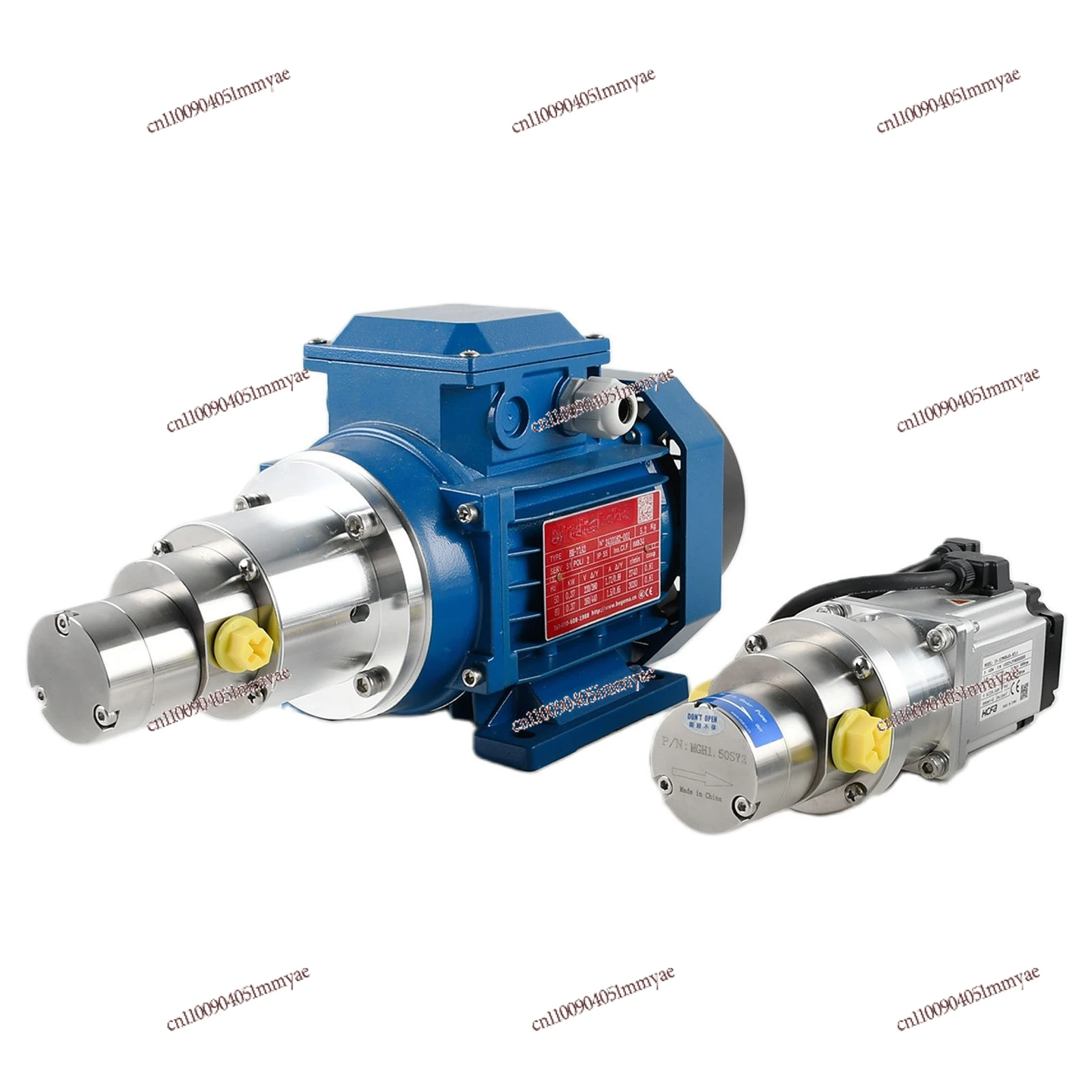 Small High Precision Large Flow Stainless Steel Magnetic Gear Pump No Leakage High Pressure Metering Pump