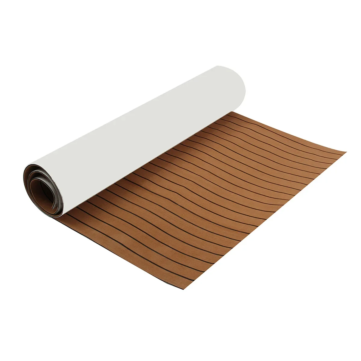 2400x1200x6mm Self-Adhesive Faux Teak Boat Decking Sheet EVA Foam Marine Flooring Boat Deck Sheet Floor Mat Accessories