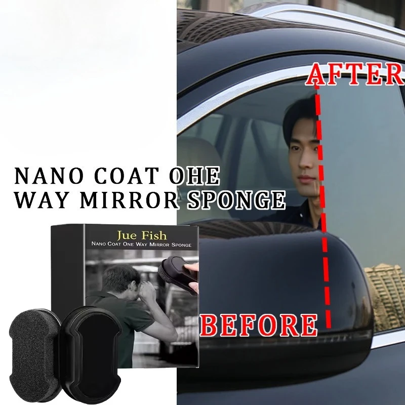 Anti Peeping Glass Cleaning Sponge Isolate Glass From Light Dedicated for Privacy Protection in Cars & Home Effective Anti-theft