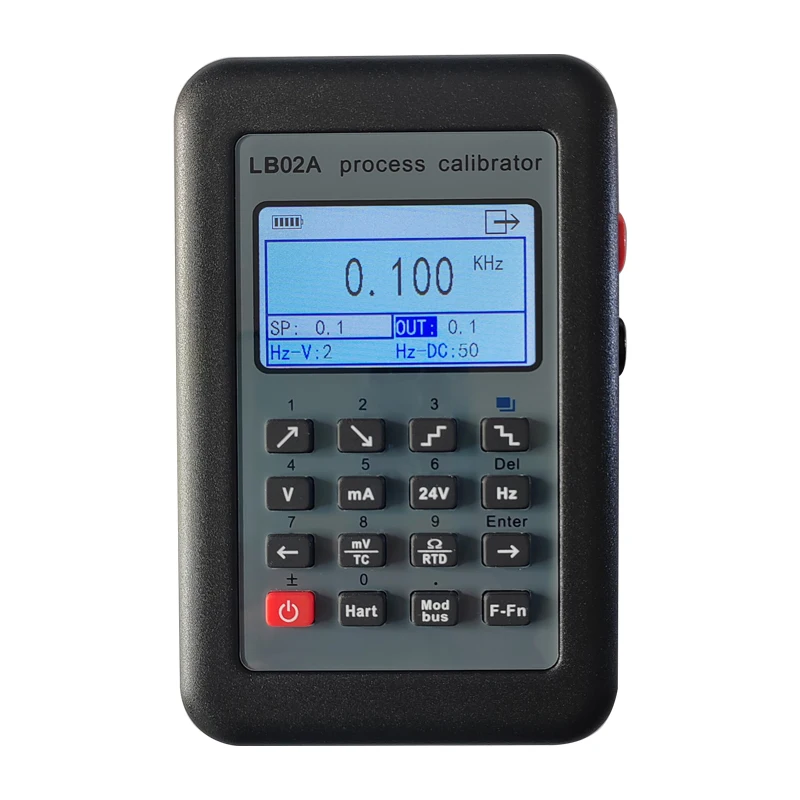 Precision NEW LB02A Process Calibrator Color LCD with Frequency RTD PT100 Thermocouple mV 0-10V 4-20mA Signal Generator Function