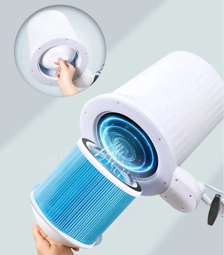 2026 Professional 4blanc Client Oem Two-in-one Shadowless Lamp Nail Dust Collector For Nail Salon