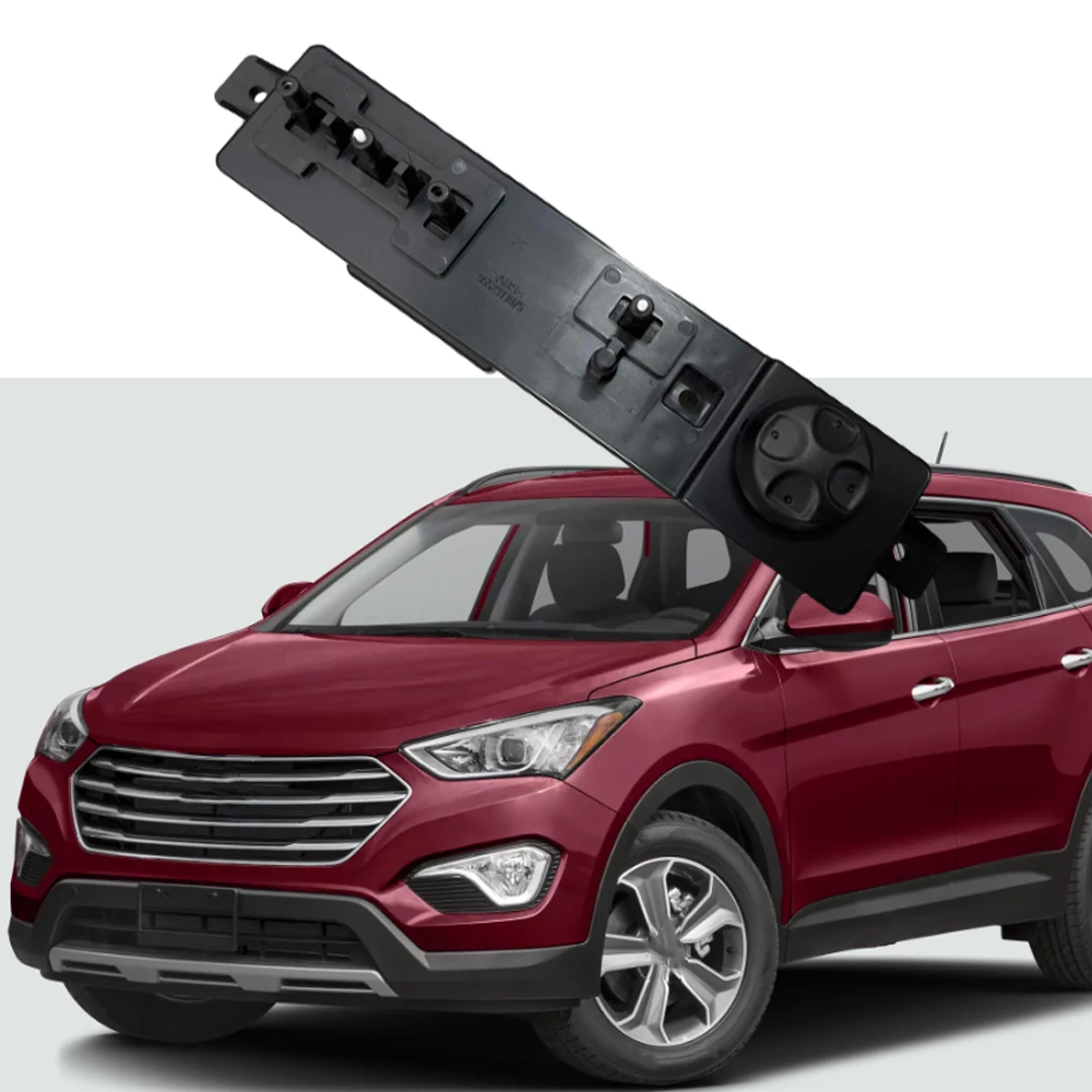 1 قطعة الجبهة اليسرى الجانب مقعد الطاقة التبديل ل LHD هيونداي سانتا في 2013-2017 88191-2W000 88191-A11000 الأسود دائم اكسسوارات السيارات