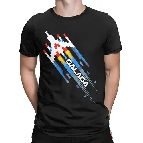 Classic Mod.01 Arcade Galaga 1981 Space Invaders Video Game Juego Vintage 80s Gaming Console Aliens 8-Bits Gamer T Shirt