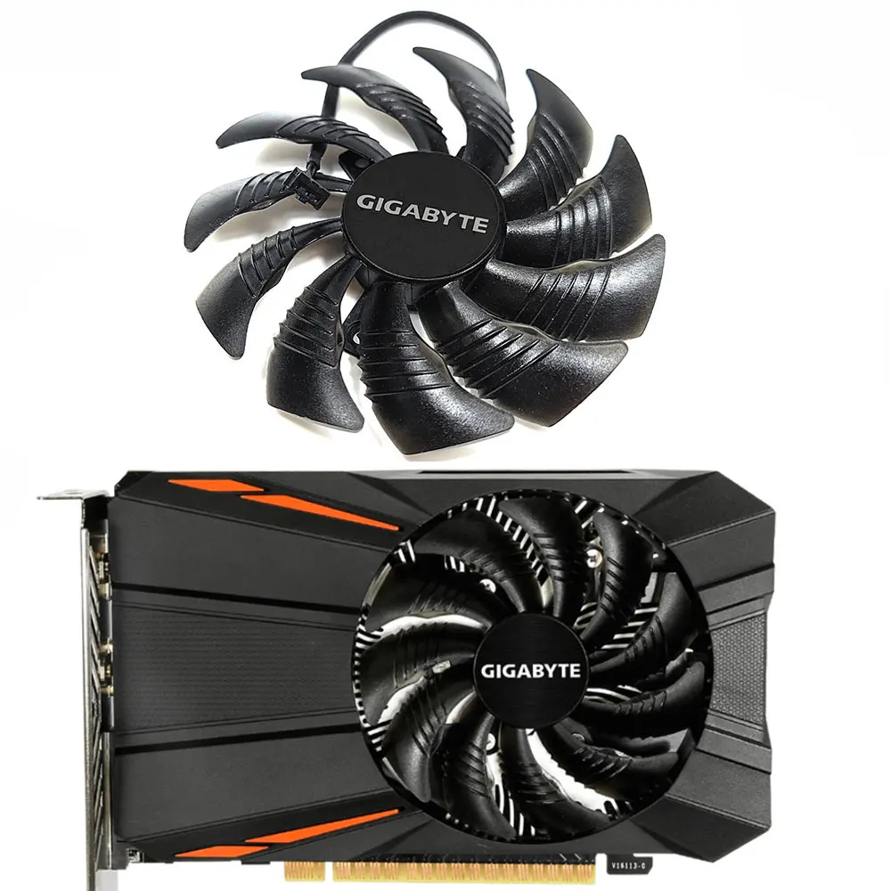 

NEW 87MM 3PIN PLD09210S12HH GTX 1050 1050Ti GPU Fan，For Gigabyte RX 560 550、GTX 1050 1050Ti Graphics card cooling fan