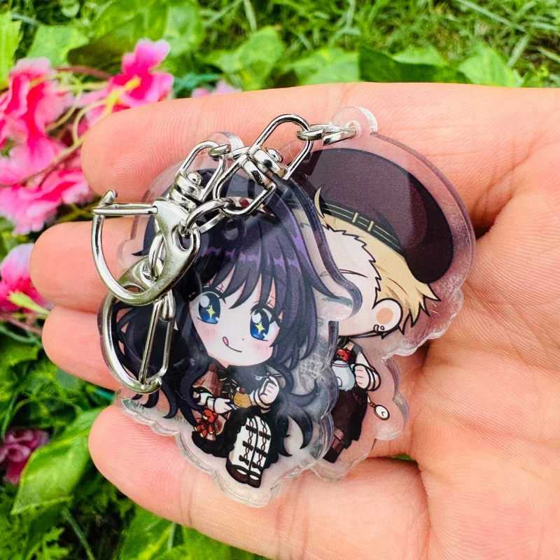 Anime The Fragrant Flower Blooms With Dignity Rintaro Tsumugi Kaoruko Waguri Cosplay COSTUME Keychain Key Accessories Pendant