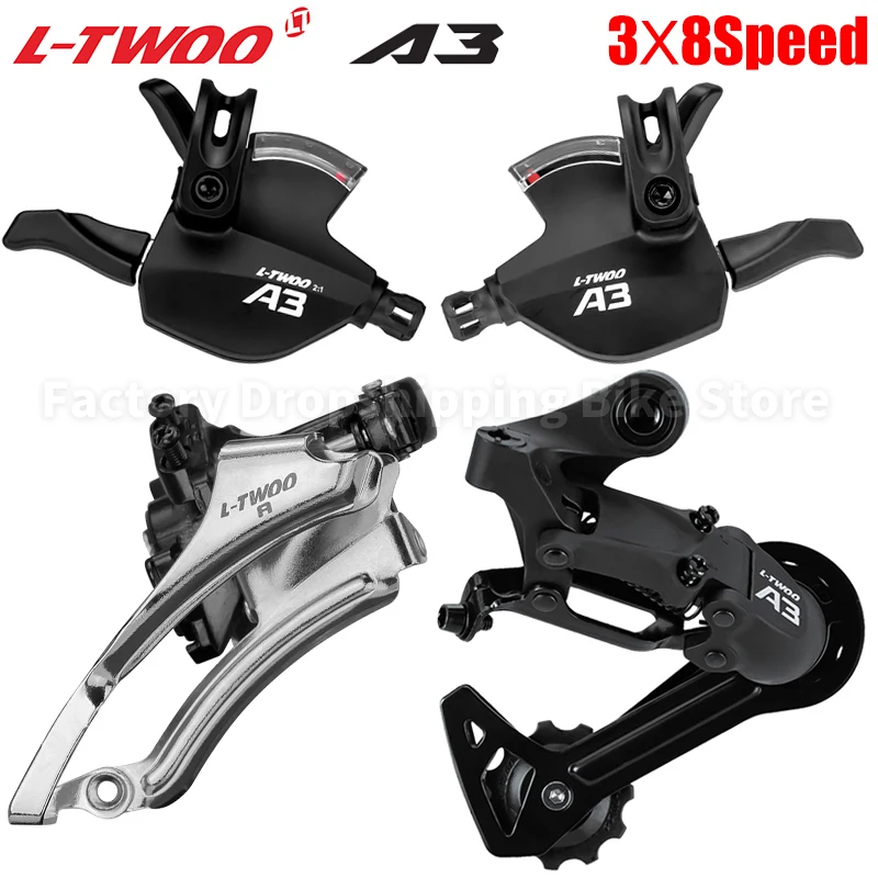 LTWOO A3 3X8 24 Speed Derailleurs Groupset 8s Shifter Lever + Front Derailleur + Rear Derailleur For MTB Mountain Bike Parts