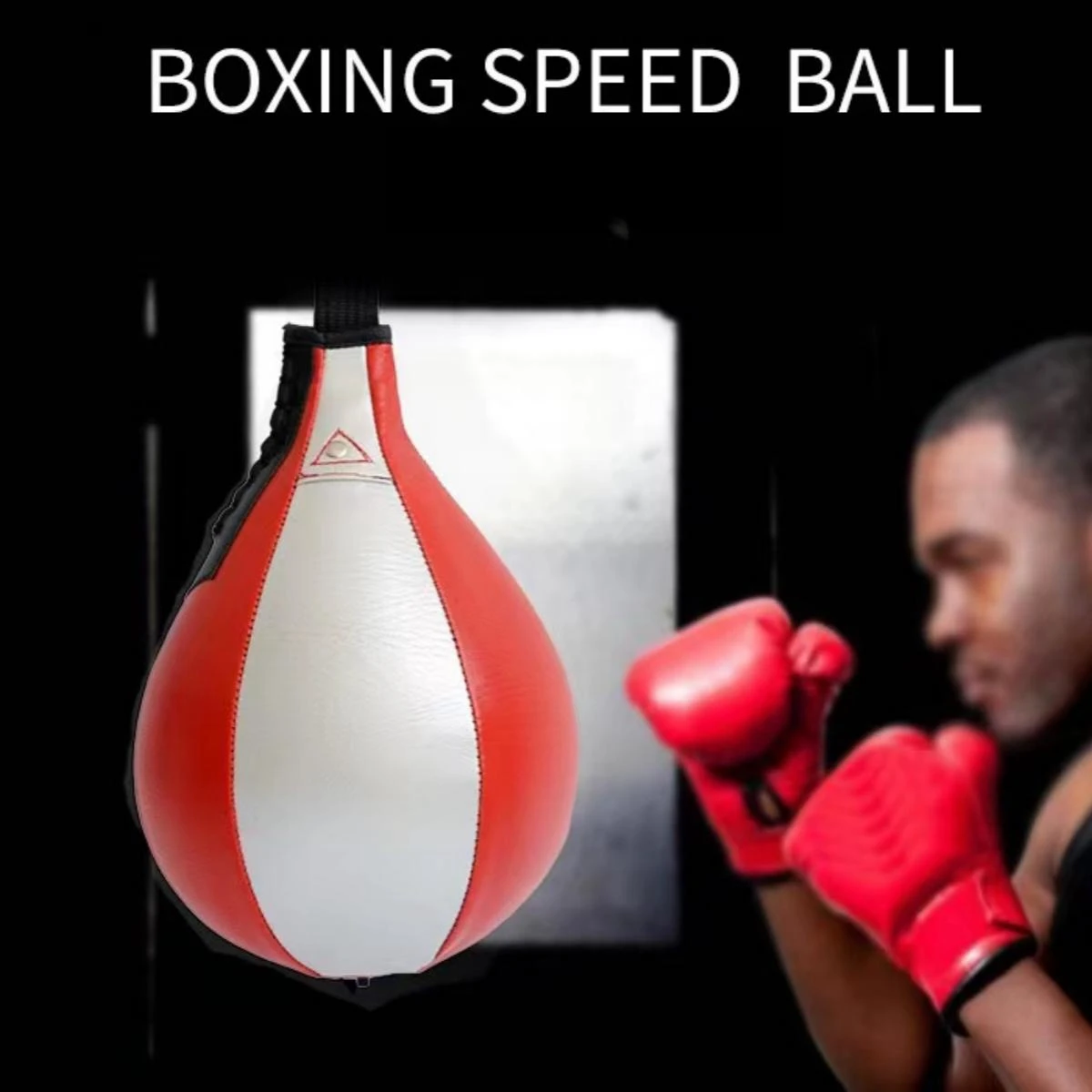 Boxing ball pear-shaped ball speed ball board frame mounted latex drop ball vent reaction rebound dodge trainer