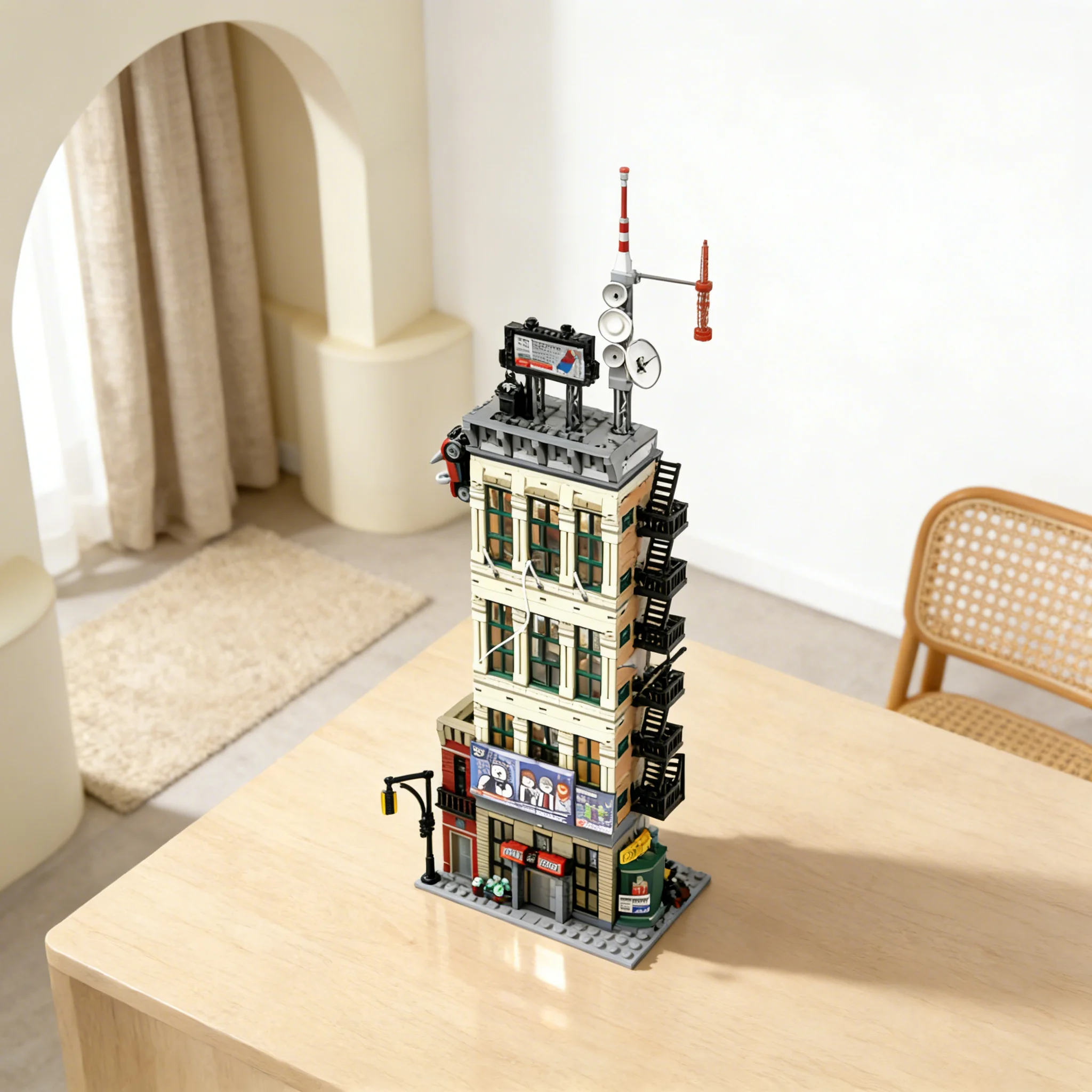 4355pcs MOC The Daily Bugle 1 Modification Model Building Blocks Construction Toys Christmas Gifts Birthday Idea DIY Assemble