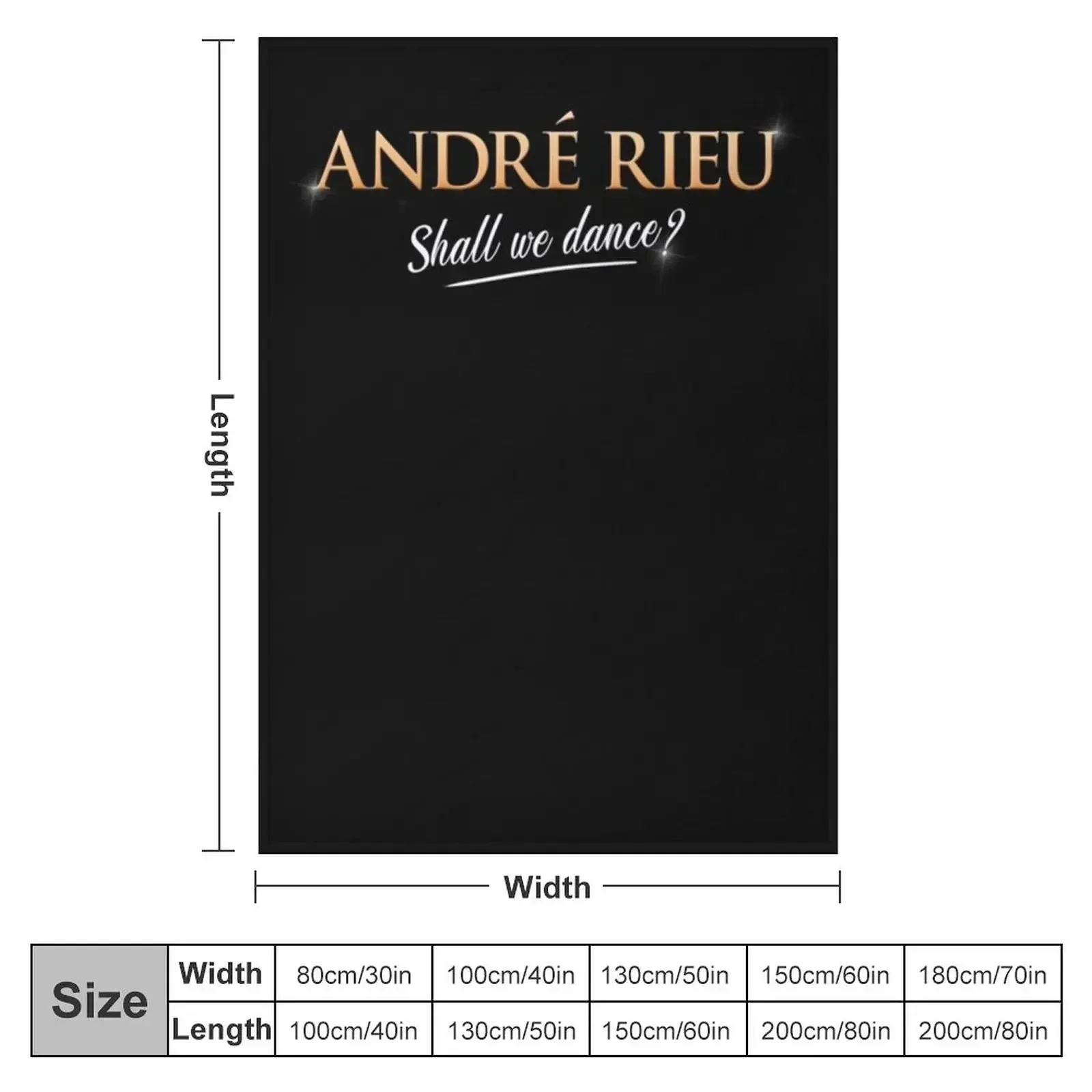 Andre Rieu Album Andre Rieu Throw Blanket Loose Decorative Sofas Blankets