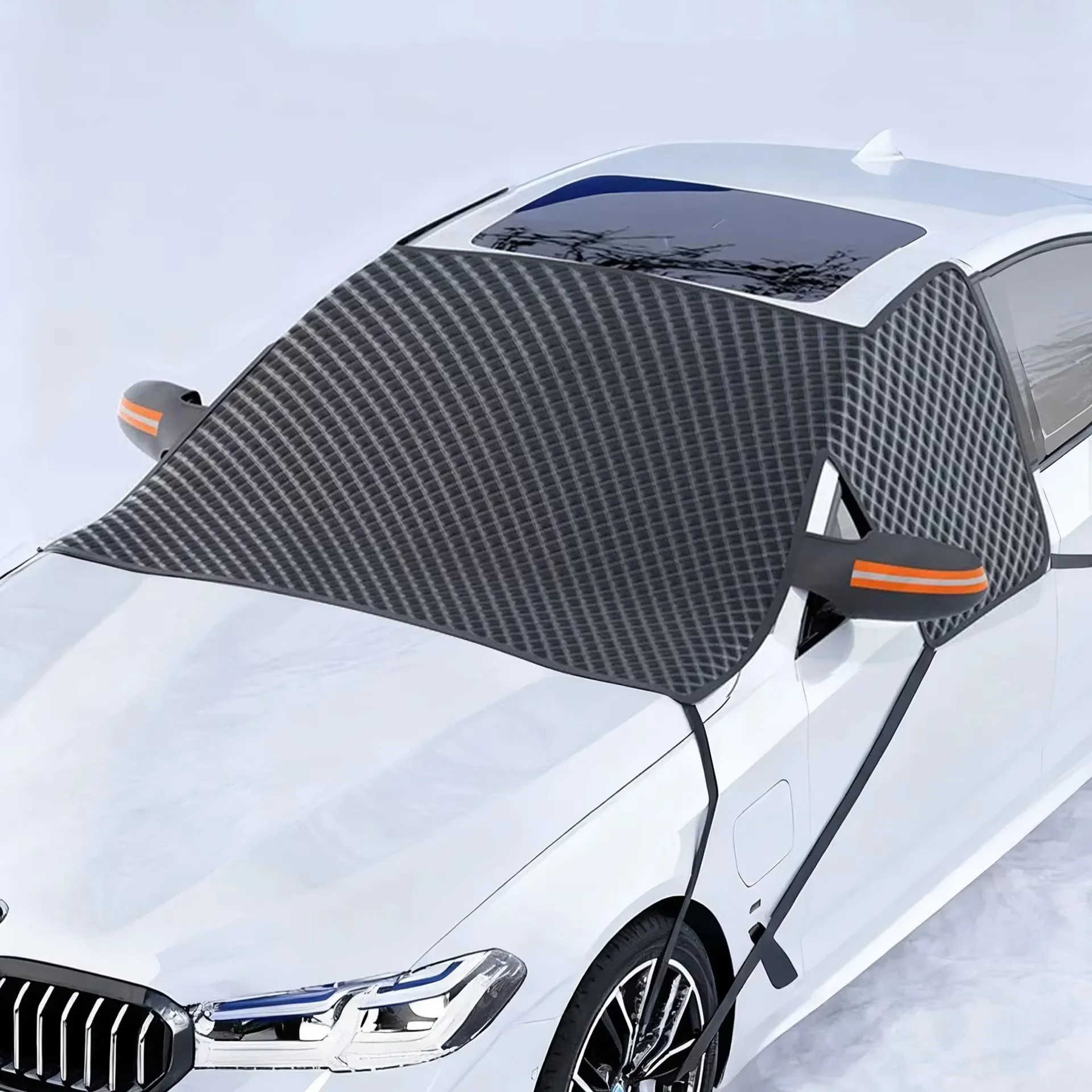 Car Windshield Snow Sun Shade Waterproof Protector Front Windscreen Cover Summer and Winter Dual-purpose Sunshade Snow Shiled