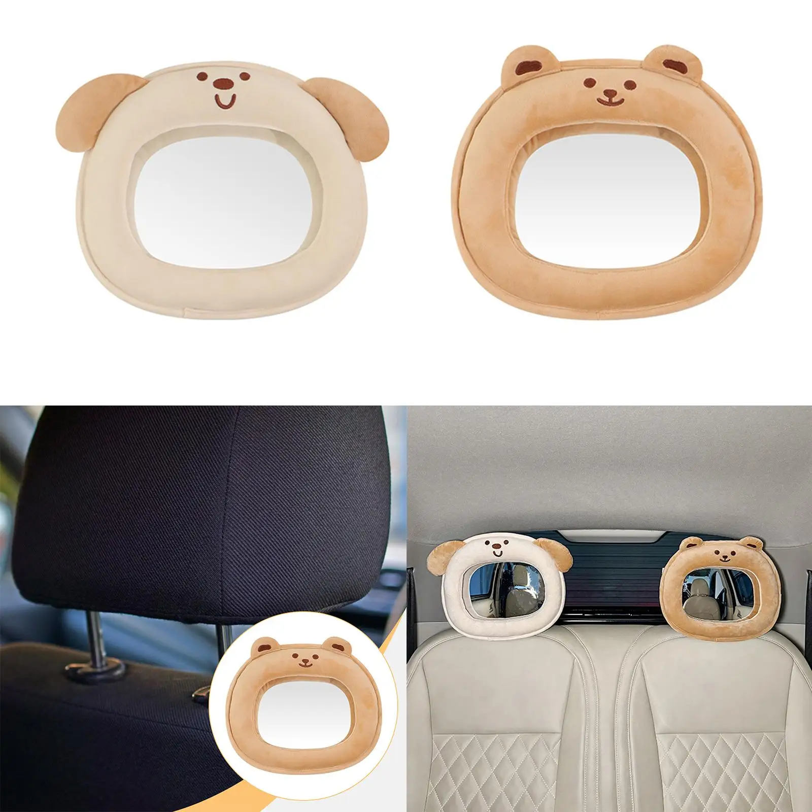 

Зеркало для автомобиля для младенцев, легко устанавливаемое, портативное, практичное, ударопрочное, премиум-класса, милое, необходимое, автомобильные аксессуары, небьющееся