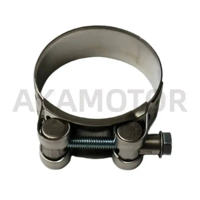 Muffler Exhaust Pipe Connecting Clamp / Port Gasket / Ring For Loncin Voge 500r Lx500