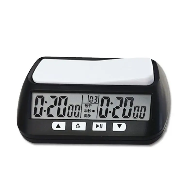 Chess Clocks Professional Portable Digital Chess Board Competition Count Up Down Chess Games Electronic Alarm Stop Timer