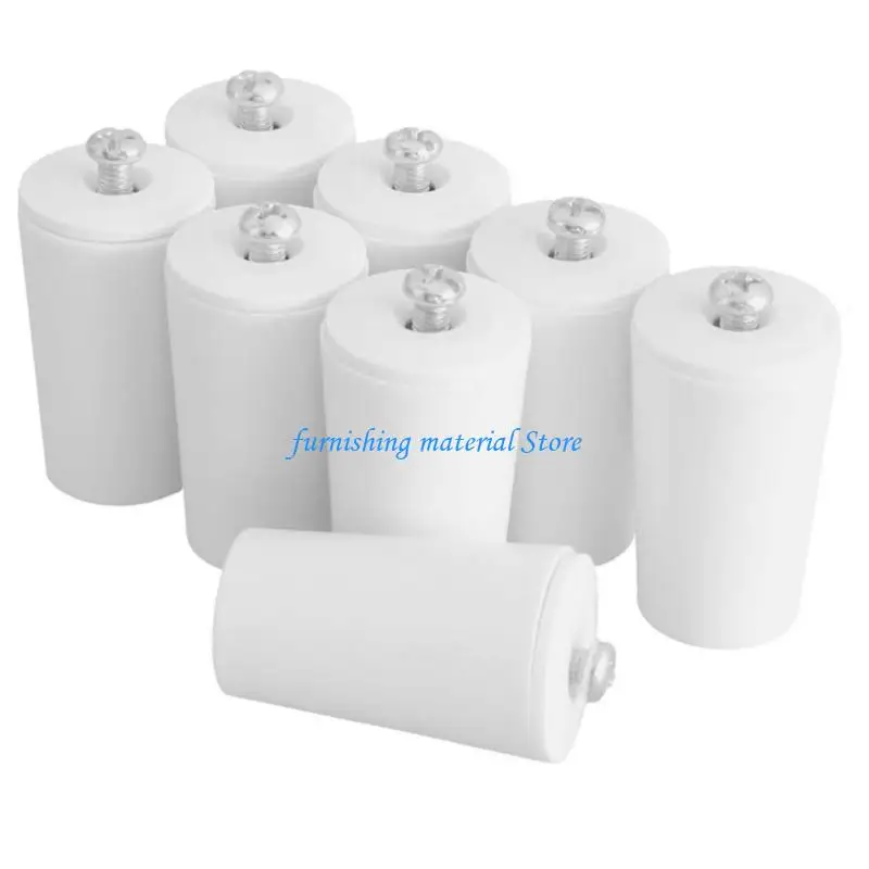 Y5GD White Roller Blind Stops Waterproof Curtain Fittings Home Decoration Hardware Simple Installs for Your Window Coverings