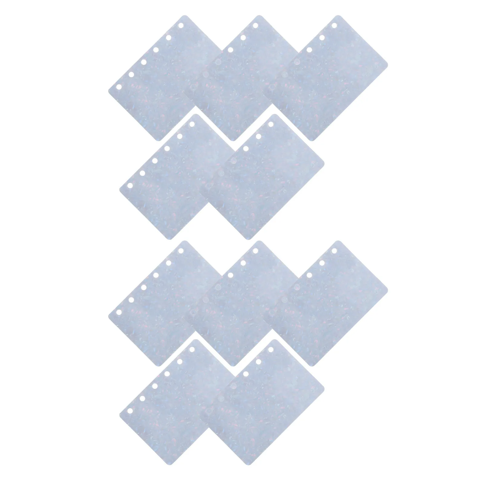 

10pcs A7 Loose Leaf Dividers Pp Partition Pad 6 Ring Binder Inserts For Planners Index Organizer School Office Supplies A7