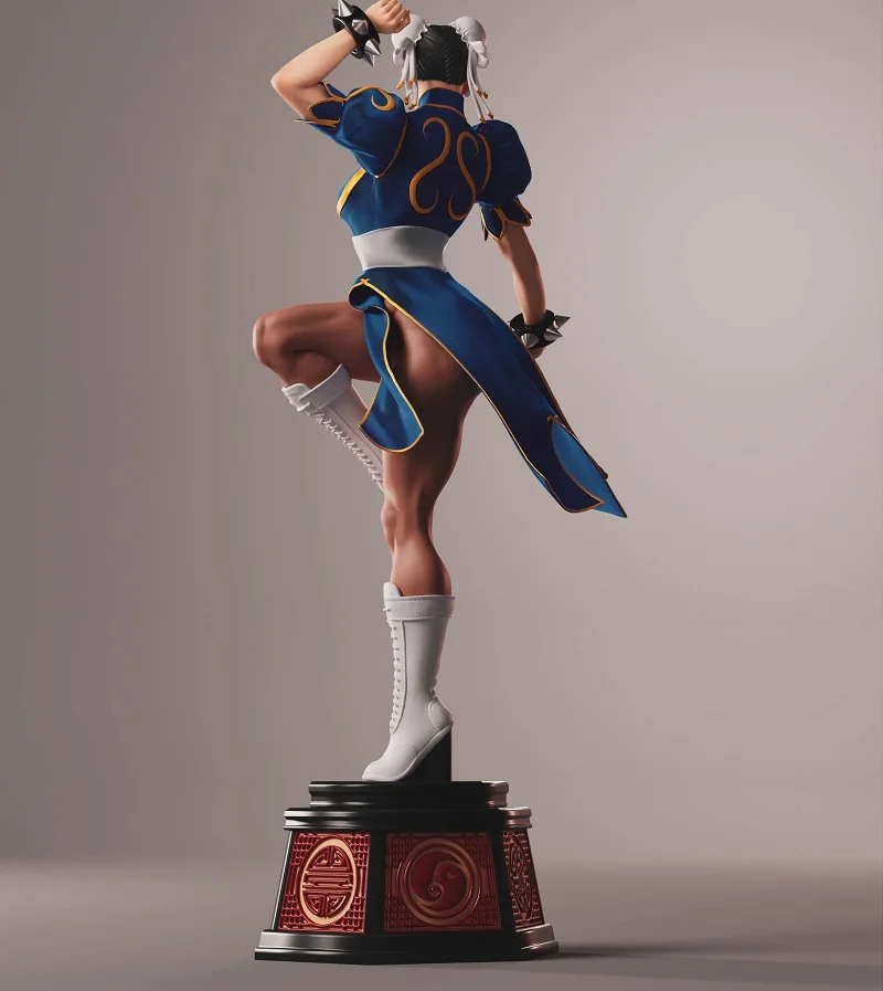 H-FANSHU H203 GK Model CHUN-LI chunli Figure Garate Kits  Unpainted  Just Model Sell-assemble 3D Printing Products