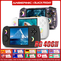 ANBERNIC RG 406H Retro Game Console Android 13 Unisoc T820 64-bit Game Player 4.0 Inch IPS Touch Screen 5500mAh 3D Hall joystick