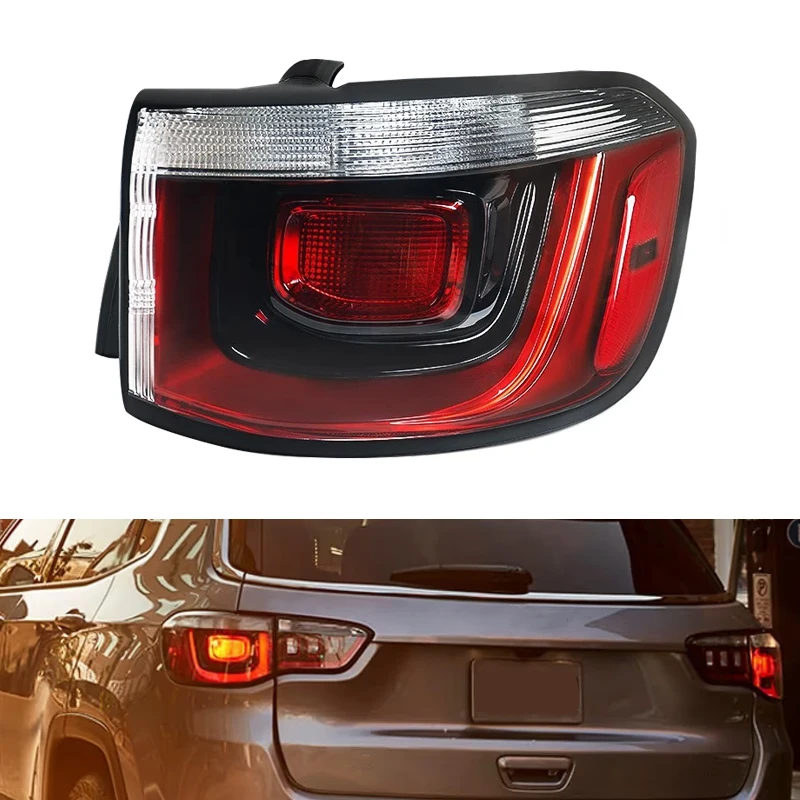 Car Halogen Rear Tail Light Assembly  For Jeep Compass US Version 2021-2024 Turn Signal Light Brake Fog Lamp Car Accessories