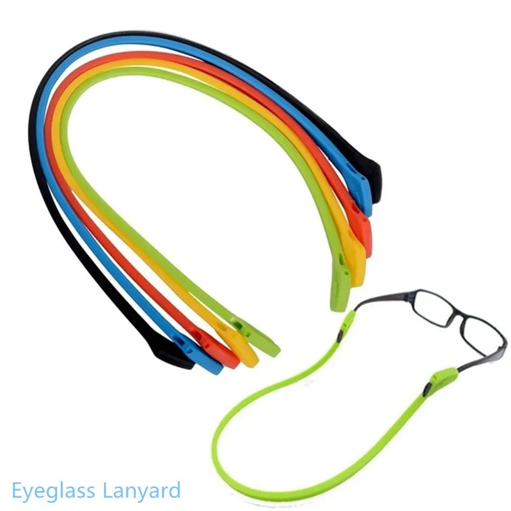 

Comfortable Silicone Water Sports Eyeglass Lanyard Glasses Necklace Glasses Chain Eye Wear Accessories