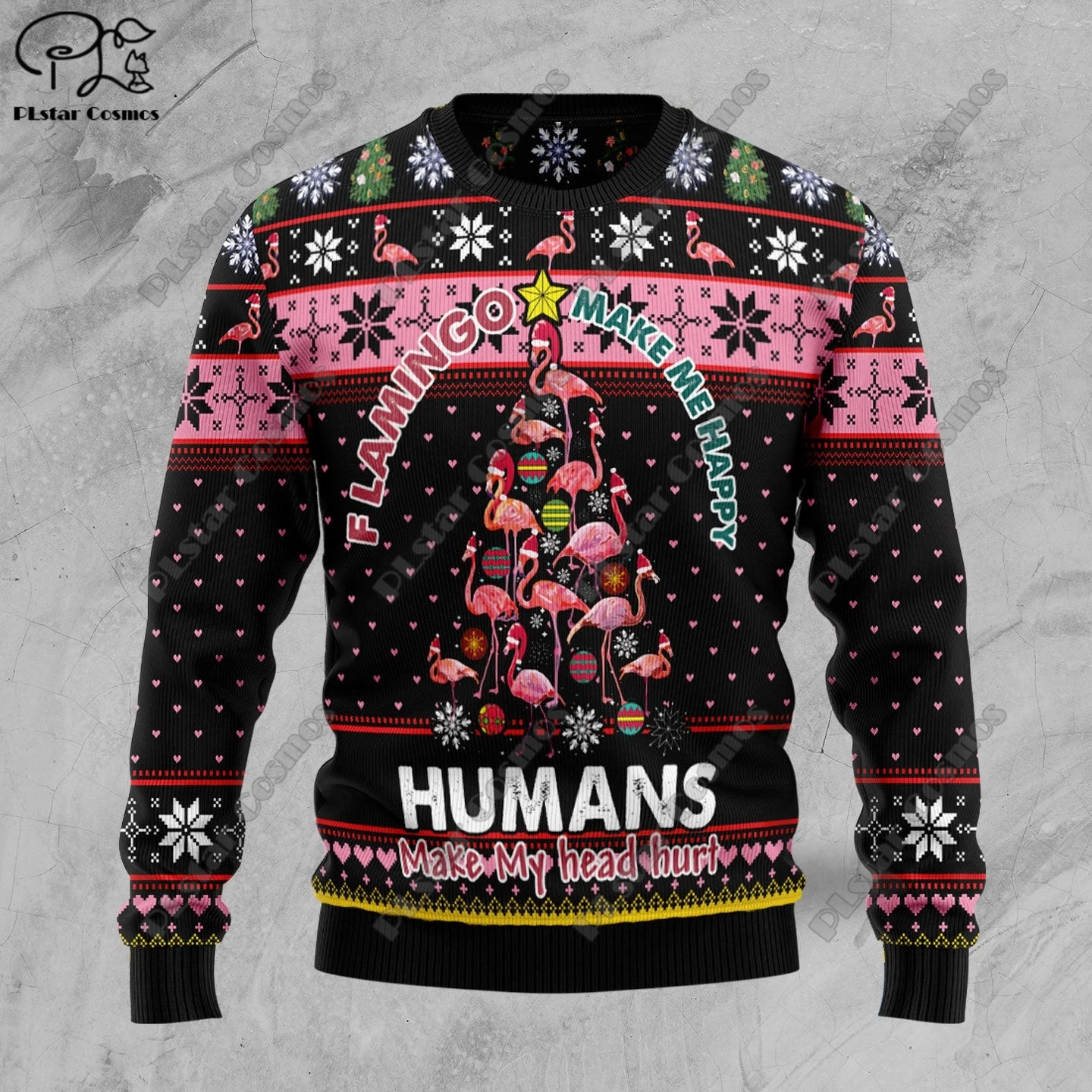 New 3D Printed Animal Custom Series Cute Christmas Pattern Ugly Sweater Street Casual Winter Sweatshirt S-37