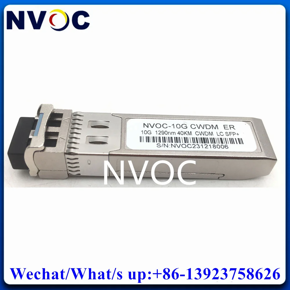 

10GBASE-ER 1270 1290 1310 1330nm DML 10G CWDM SFP+ 40KM Optic Transceiver Module with LC Connector For Mikrotik/Cisco Switch