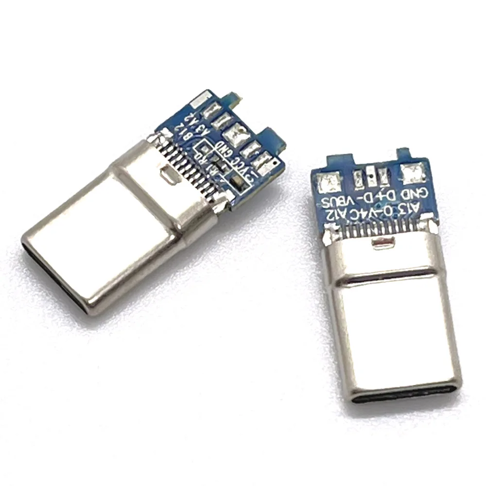 Tip-c Mirco USB 3.1 konnektör Jack ctor ctor kuyruk erkek tak elektrik terminalleri 9 pin tipi C OTG adaptörü De Carga Set elektrik