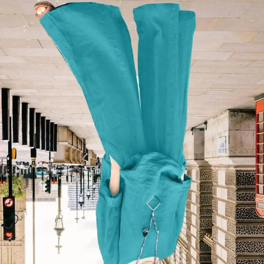 

2 Pcs/Set Women Top Pants Set Round Neck Retro Long Sleeves Blouse Wide Leg Elastic Waist Trousers Daily Leisure Loose Outfit